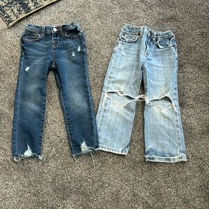EUC fashion toddler jeans size4